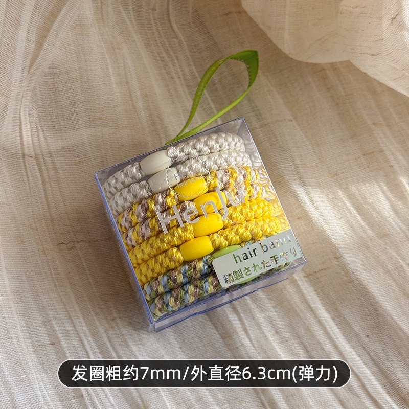 High-elasticity woven thickened hair band for women 2026 new style hair tie, durable hair band, rubber band headwear detail image 7