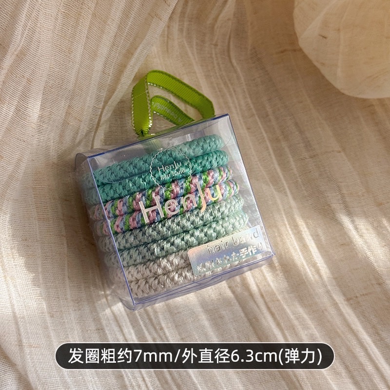 High-elasticity woven thickened hair band for women 2026 new style hair tie, durable hair band, rubber band headwear detail image 10