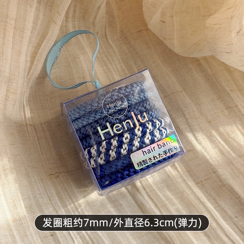 High-elasticity woven thickened hair band for women 2026 new style hair tie, durable hair band, rubber band headwear detail image 11
