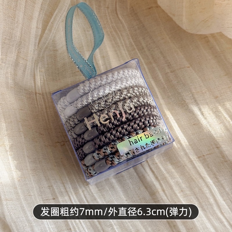 High-elasticity woven thickened hair band for women 2026 new style hair tie, durable hair band, rubber band headwear detail image 6