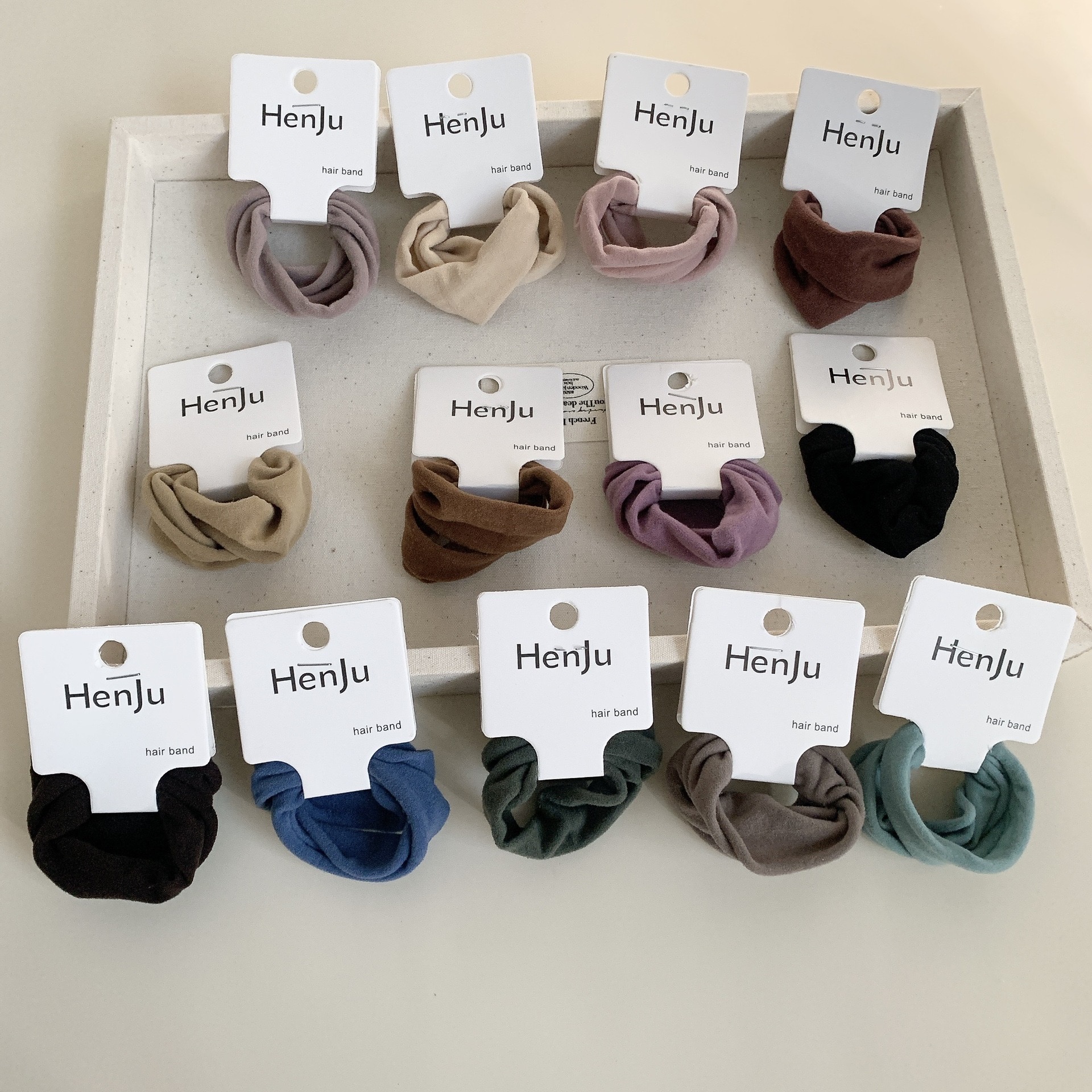 Anillo de toalla minimalista conjunto de cordón de pelo de alta elasticidad conjunto de base anillo de pelo cordón de cabeza cabeza atada cordón de cuero adorno de pelo
