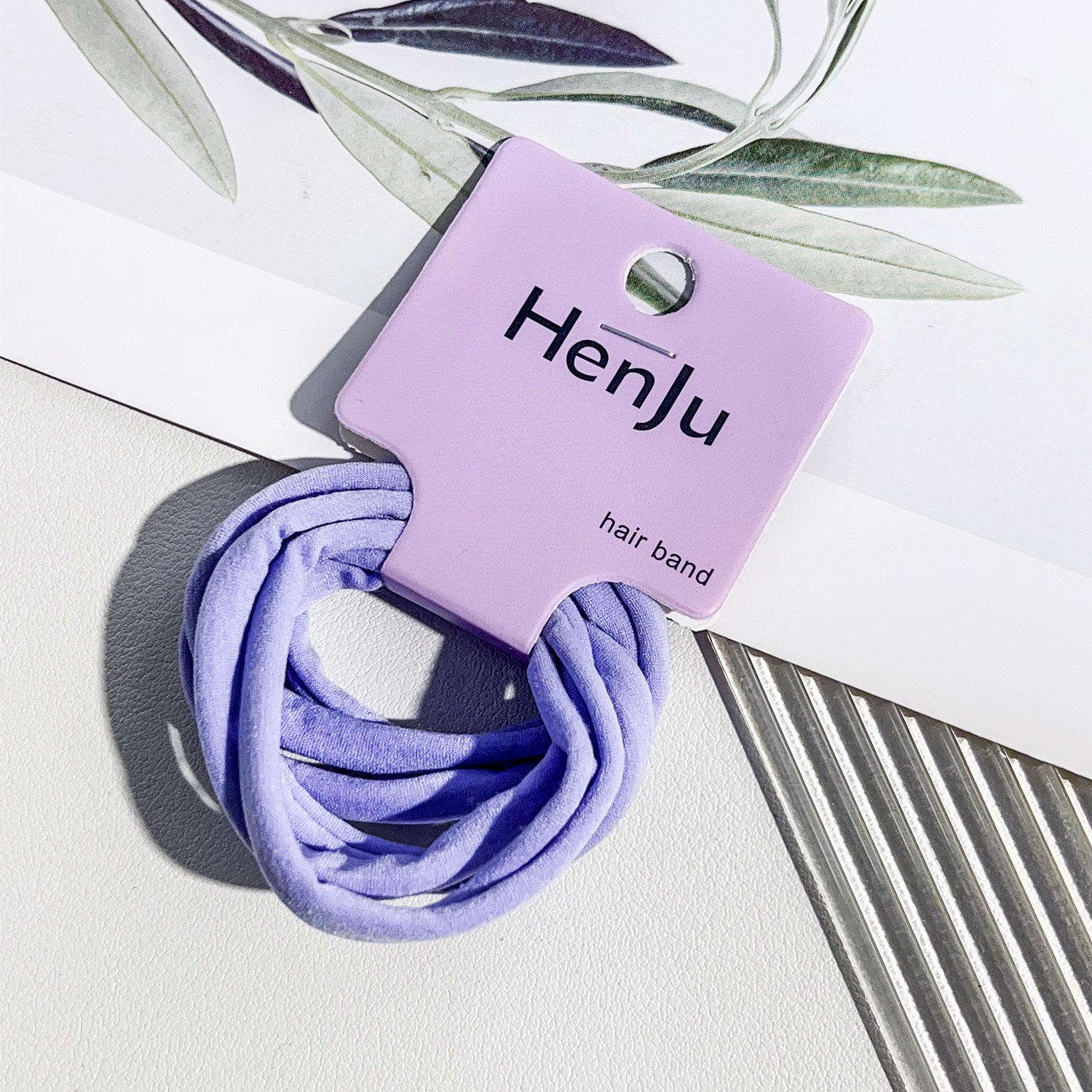 Korean-style seamless towel loop headband for girls, high-end hair tie, high-elasticity rubber band, hair cover and hair accessory detail image 3