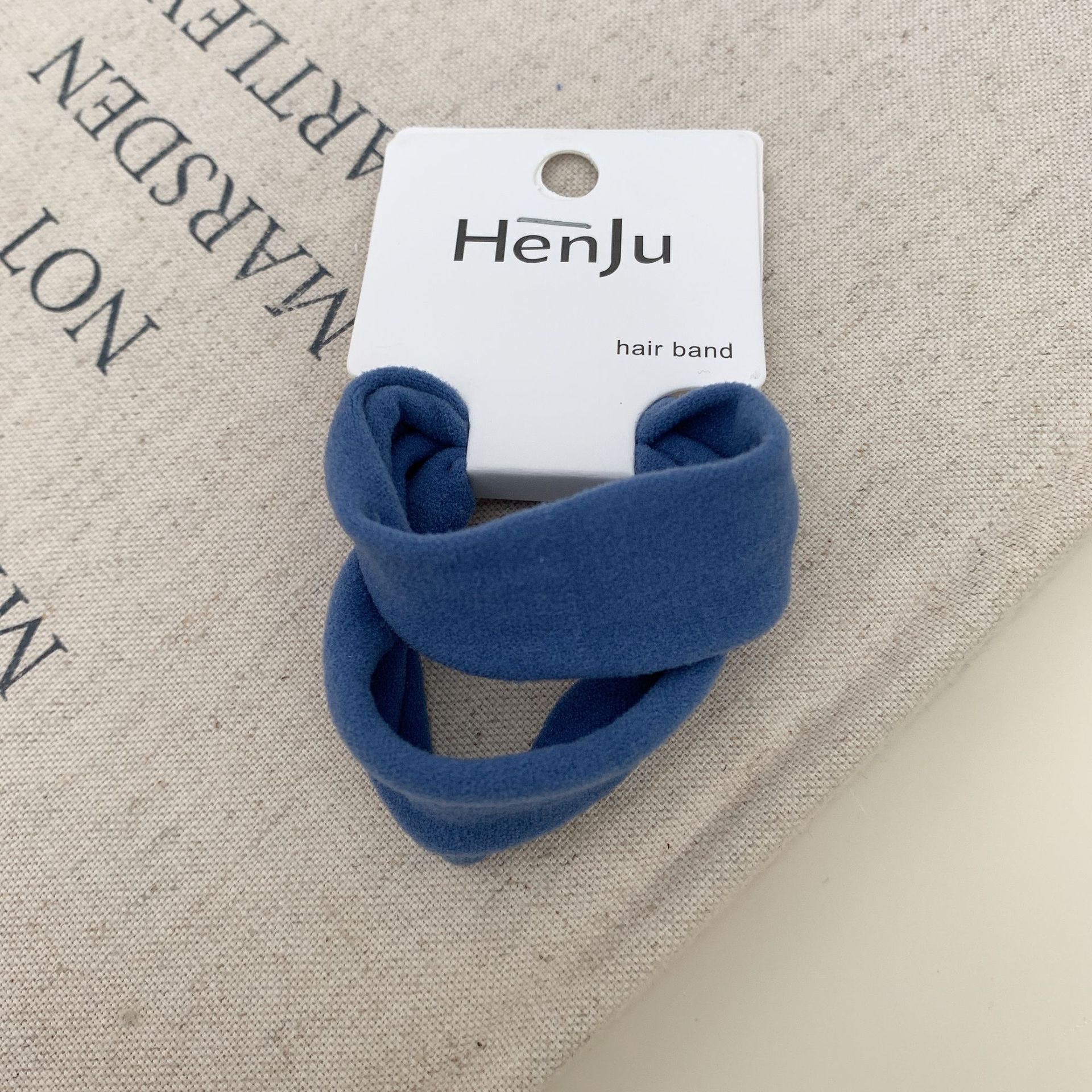 Anillo de toalla minimalista conjunto de cordón de pelo de alta elasticidad conjunto de base anillo de pelo cordón de cabeza cabeza atada cordón de cuero adorno de pelo detail image 3