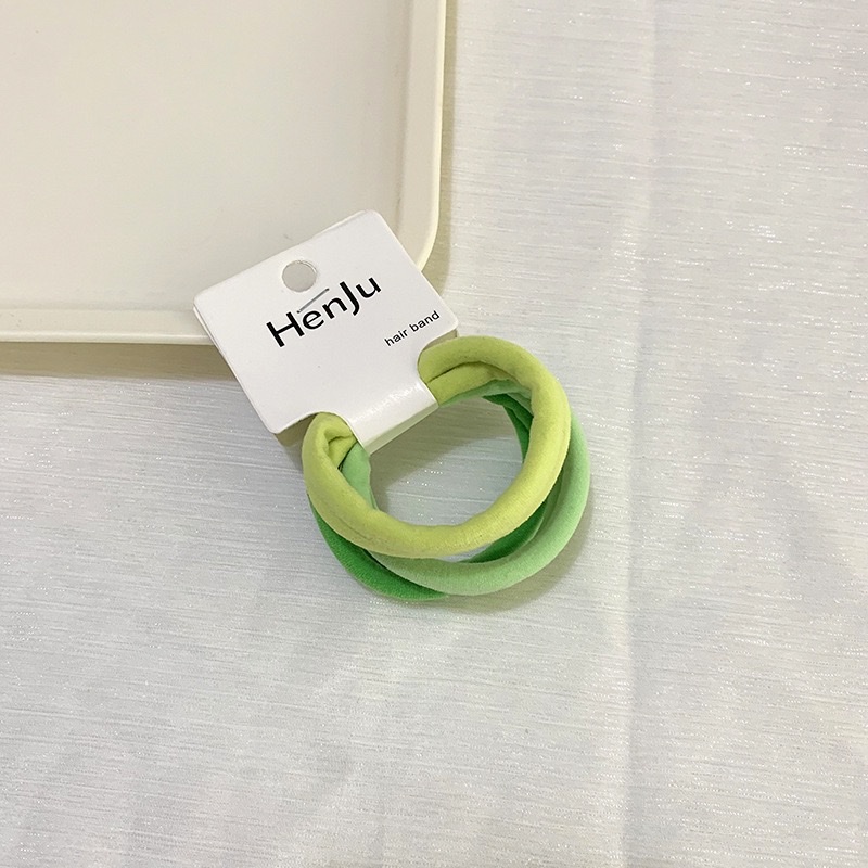 Korean high-elasticity, non-damaging hair towel band, durable quality, basic hair tie, hair band and hair accessory detail image 3
