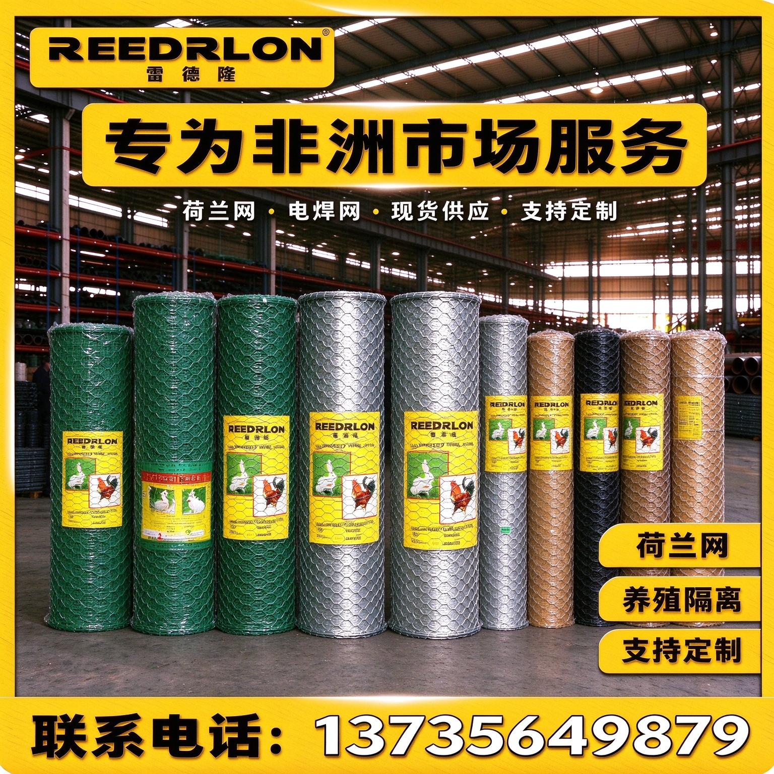 Hexagonal wire mesh, twisted mesh, chicken mesh, PVC