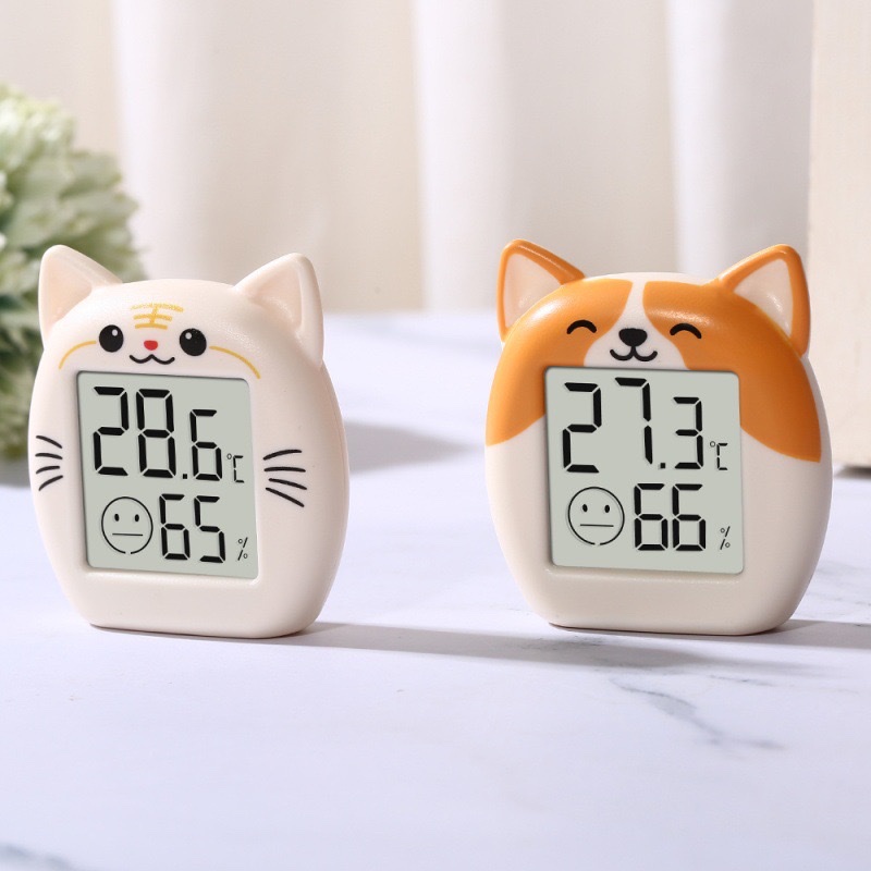 智能室内温湿度计迷你婴儿房温度表高精度干湿显示测温检测仪器产品图