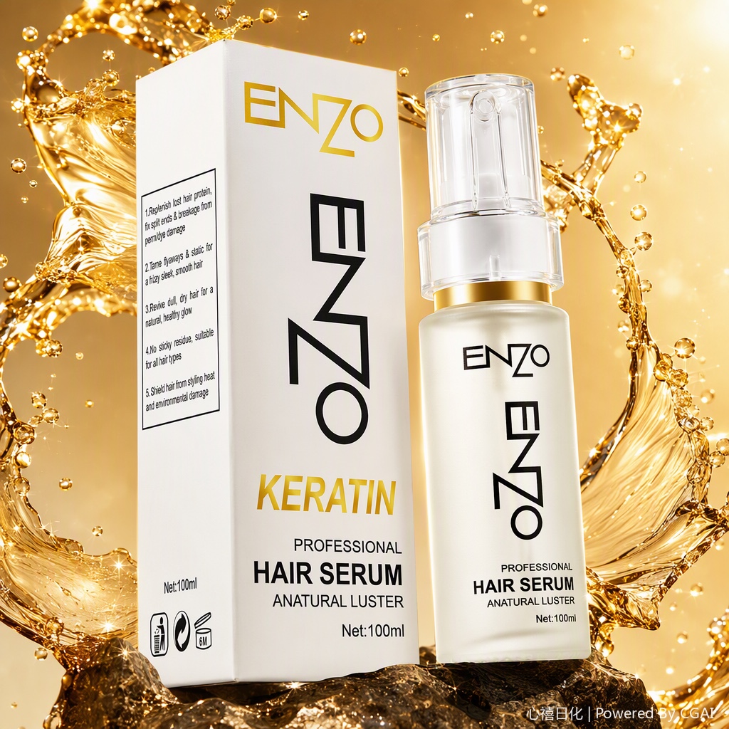 ENZO keratin Professional Hair Care Essence for repairing, nourishing and improving hair quality Application Scenario