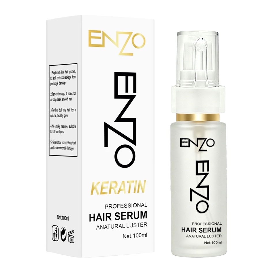 ENZO keratin Professional Hair Care Essence for repairing, nourishing and improving hair quality details Picture