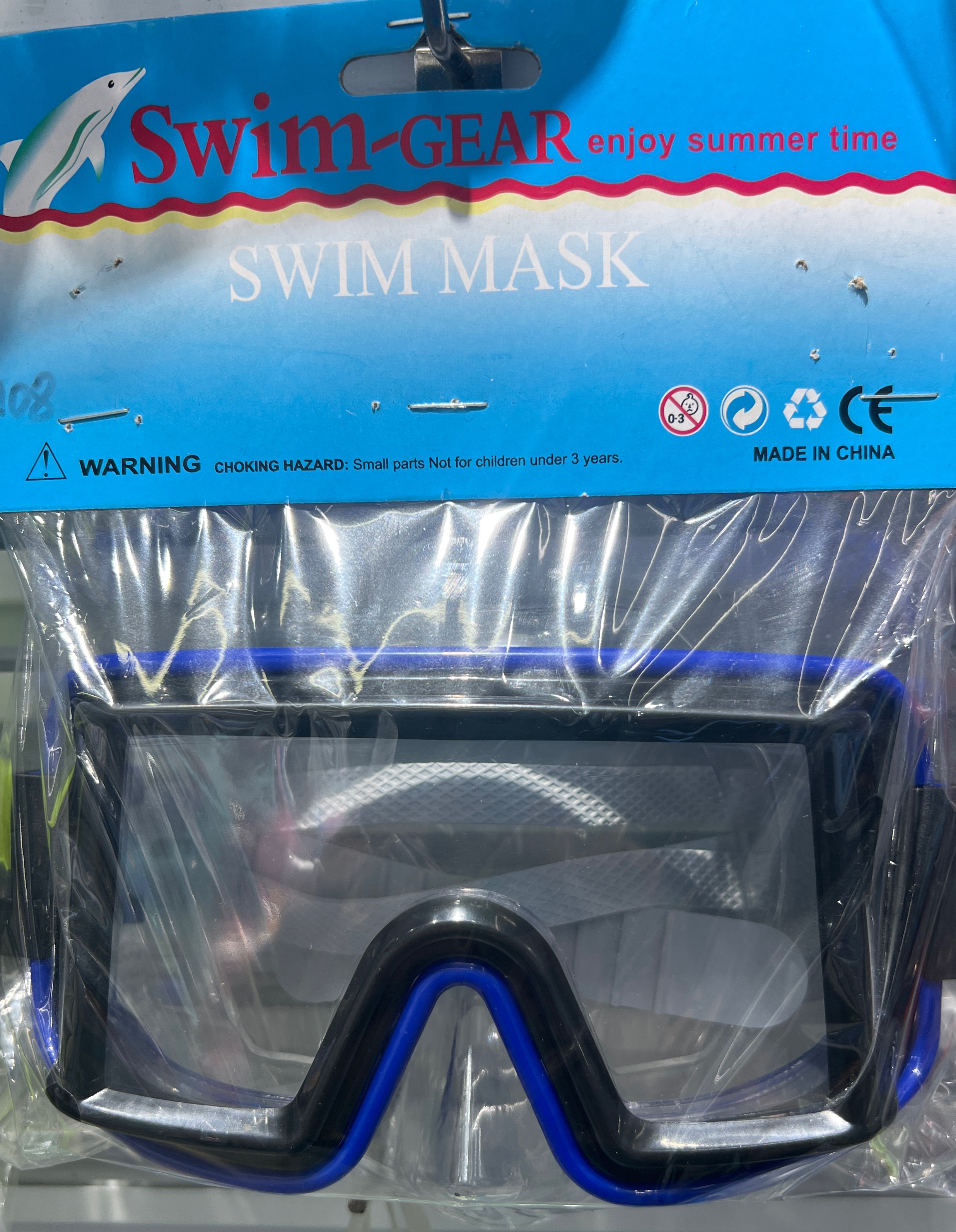 Adult diving goggles details Picture
