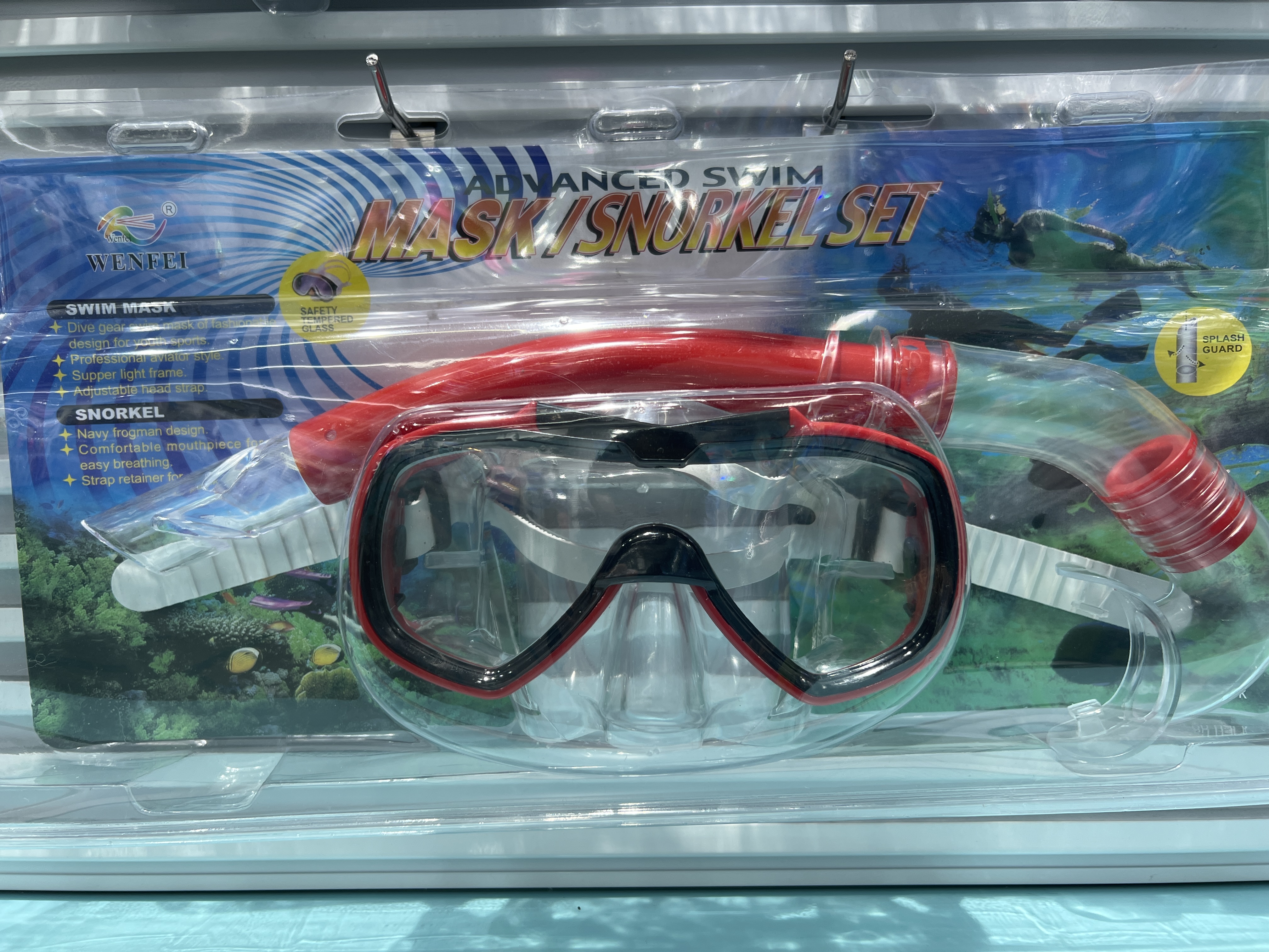 Adult large-sized snorkeling and snorkeling swimming AIDS with breathing tubes Specification image