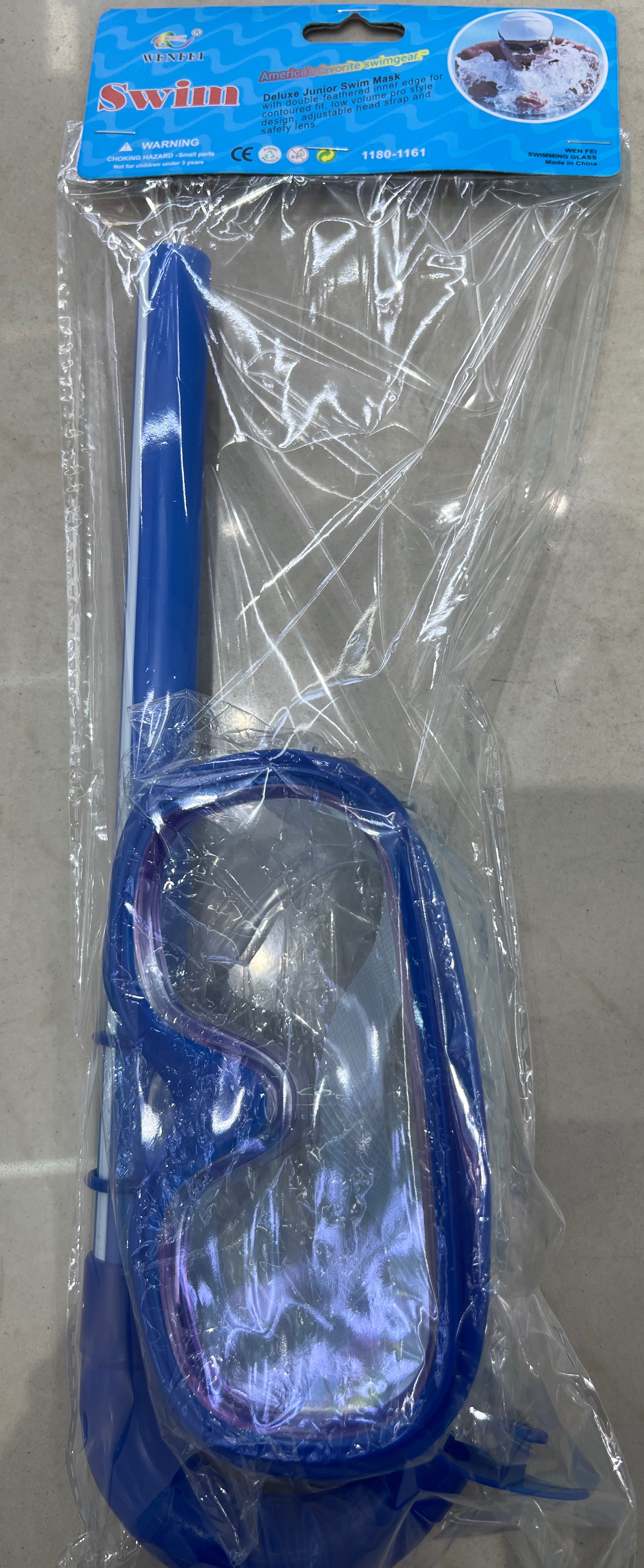 Children's swimming snorkeling sets, swimming AIDS, children's swimming gear details Picture