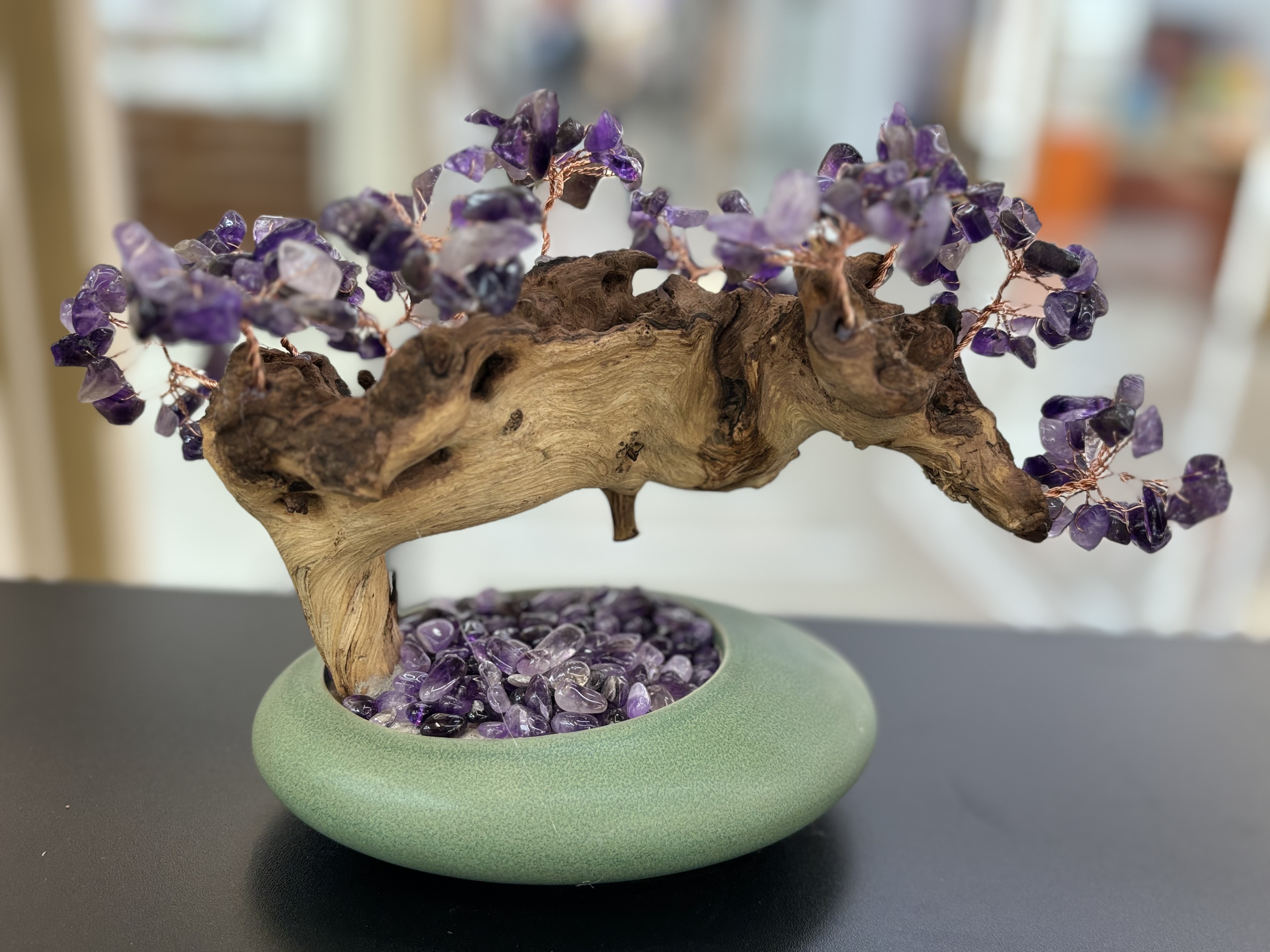 الهدايا من أجل افتتاح صالة الاستقبال الخاصة بشركة Guanking Apany في شجرة البلورة الأرجوانية الطبيعية Specification image