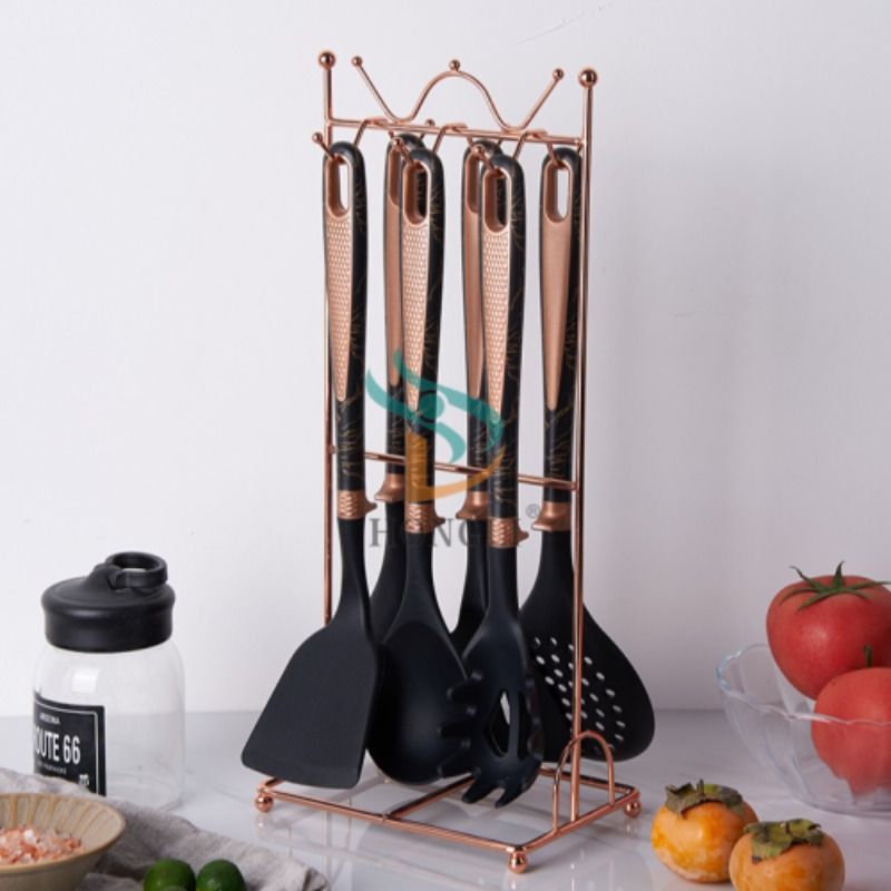 مغرفة طهي المطبخ بالسليكا المستخدم في التجارة الخارجية، مغرفة طهي، مغرفة، مغرفة ملعقة Item Picture