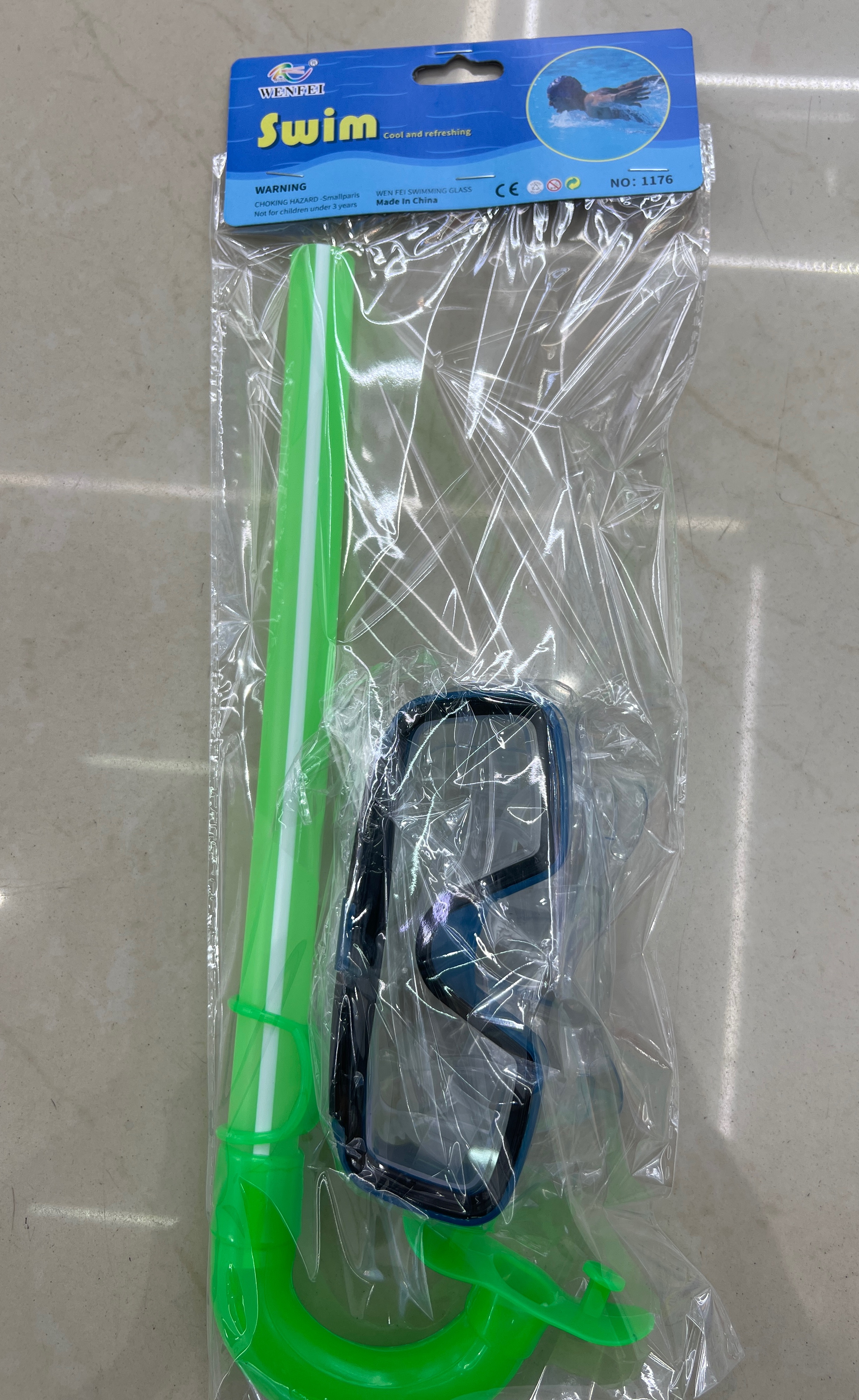 Children's swimming snorkeling sets, children's swimming gear, swimming AIDS, fun water sports equipment Specification image