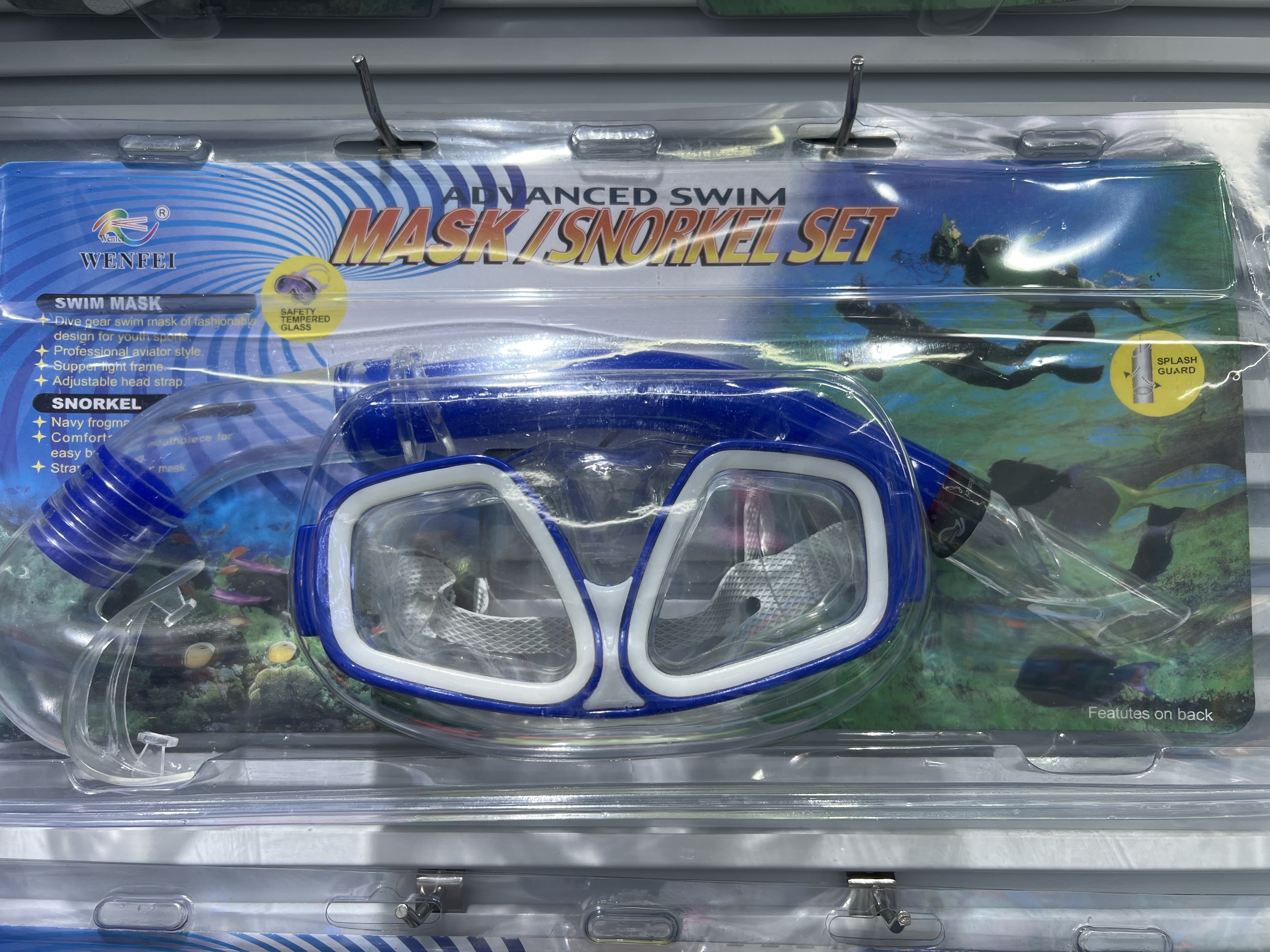 Swimming equipment, adult swimming sets, snorkeling and snorkeling belts, breathing tubes Specification image