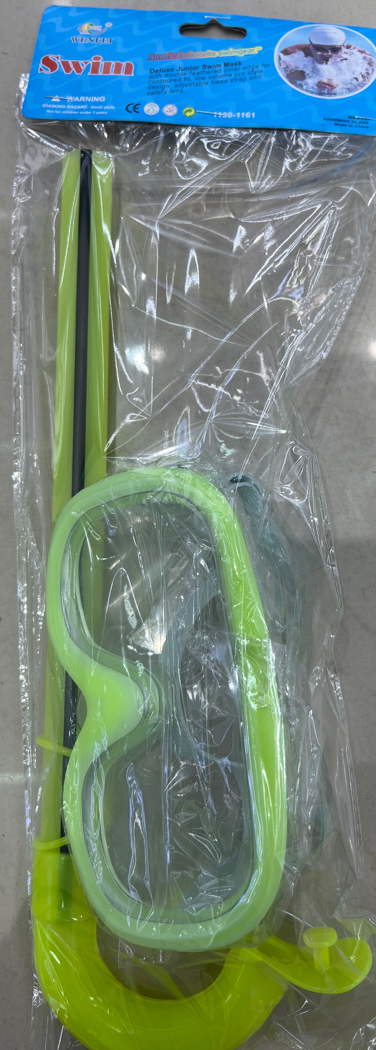 Children's swimming snorkeling sets, swimming AIDS, children's swimming gear Specification image