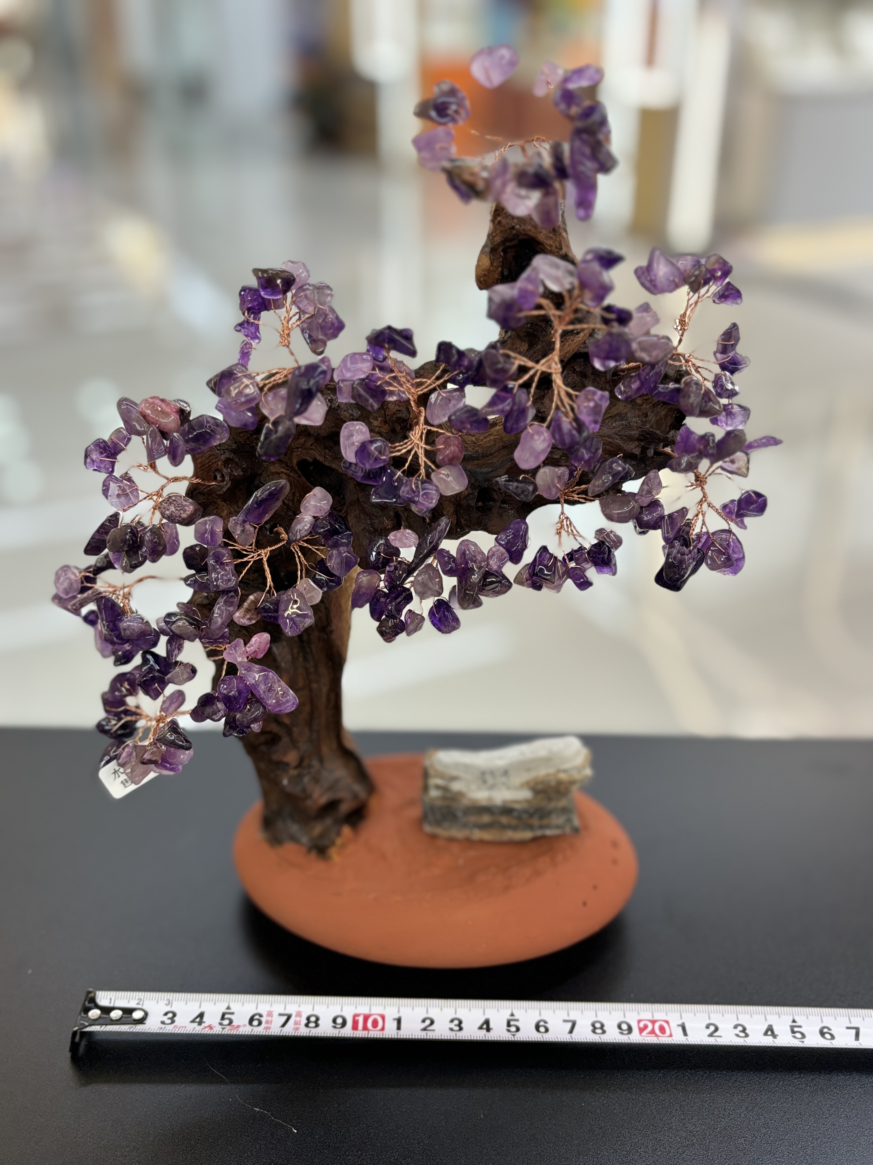Natural amatista árbol de la exhibición hogar sala de estar puerta de la empresa recepción hacer dinero sacudiendo el dinero casa de la ciudad inauguración de la casa regalo -29 Application Scenario