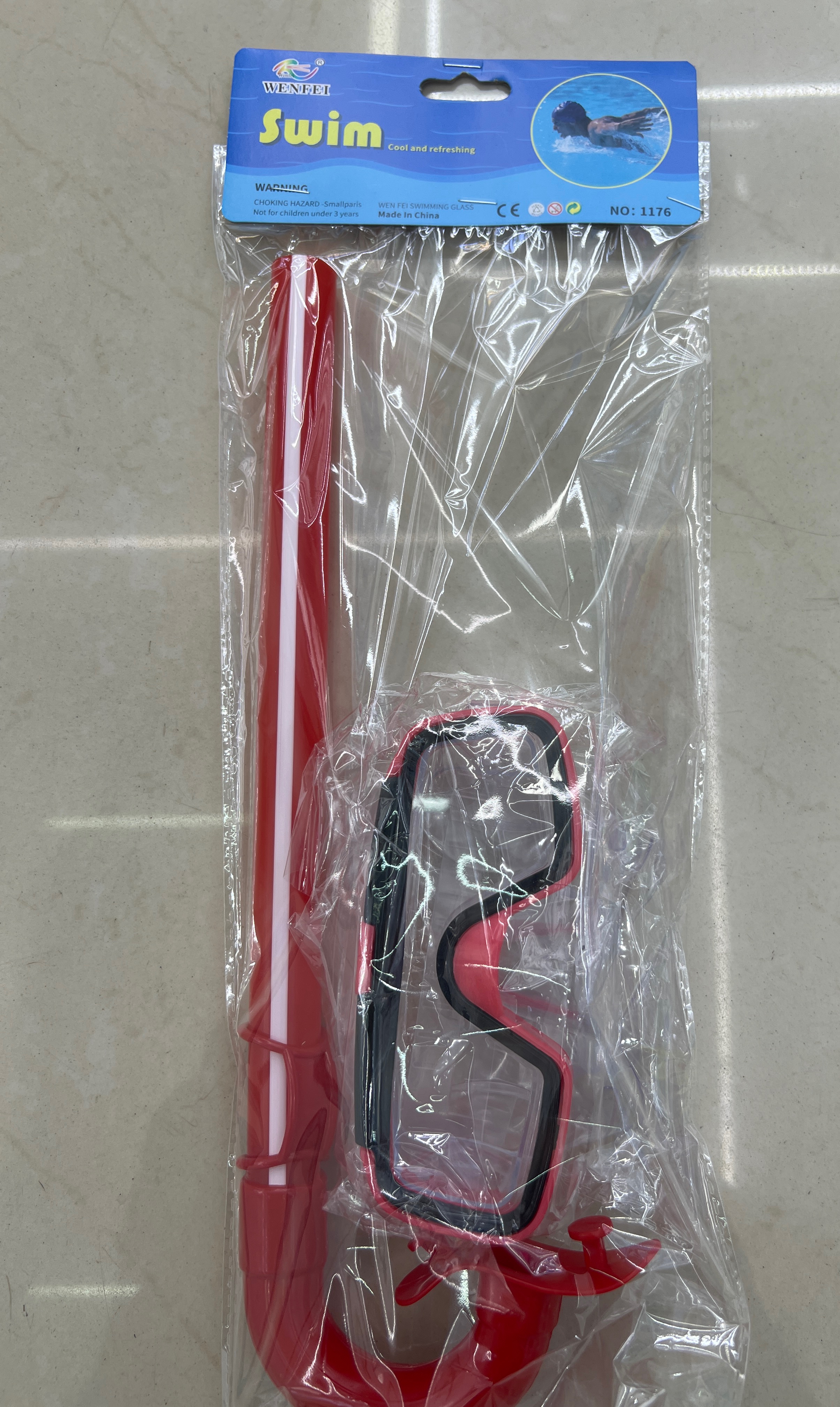 Children's swimming snorkeling sets, children's swimming gear, swimming AIDS, fun water sports equipment details Picture