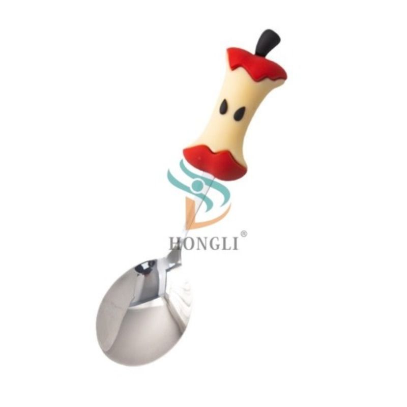 مجموعة أدوات مطابخ من طراز Aبل من نوع 304 شوكة وملعقة أطفال محمولة Item Picture