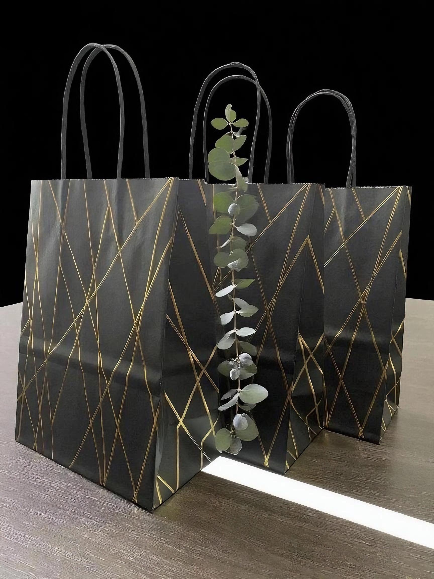 烫金手提袋礼品包装日用包装袋环保牛皮纸手提袋简约高档详情图2