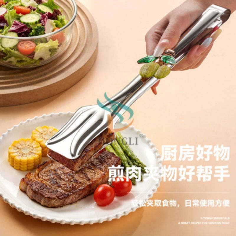 Creativo nuevo clip de comida clip de pan ensalada steak food clip de comida de acero inoxidable multifuncional para el hogar Specification image