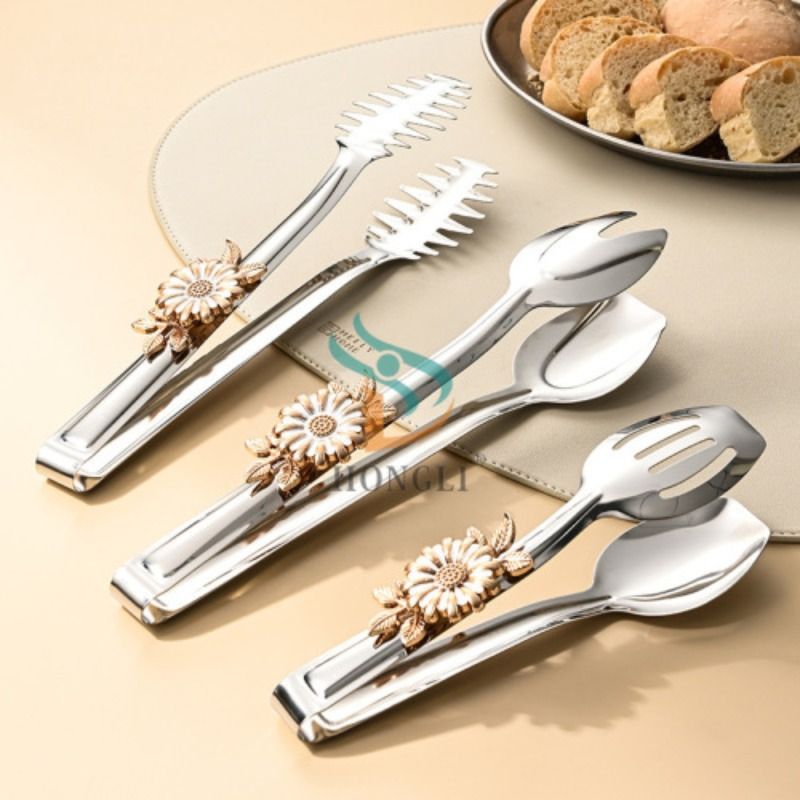 Accesorios girasol acero inoxidable multifunción clips de comida clips de pan ensaladas steak clips de comida inicio Specification image