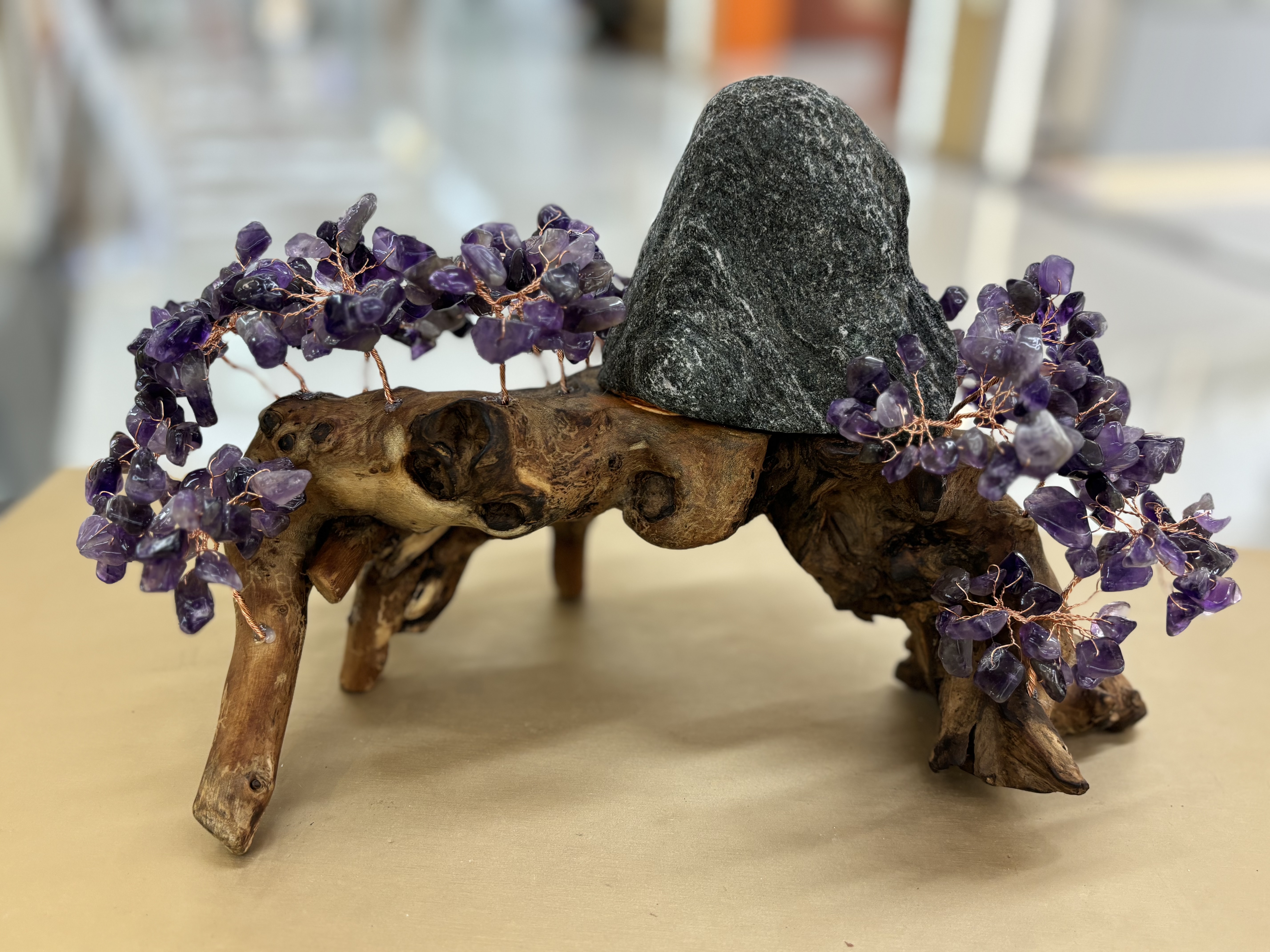 Natural citrino sacude el dinero para hacer fortuna árbol para hacer fortuna artículos de casa casa en el hogar espacio de vino decoración decoración housewarming regalo -45