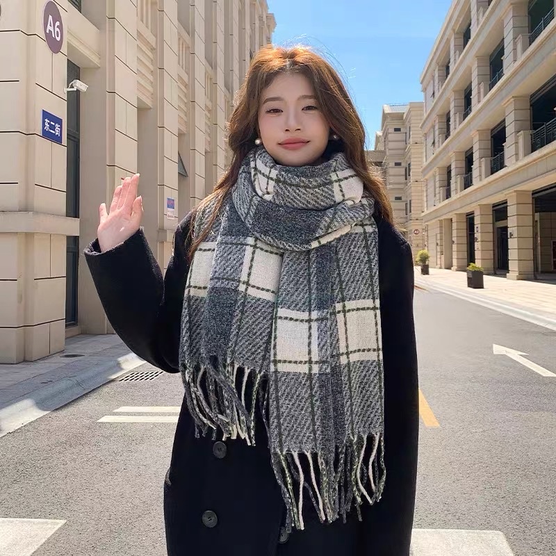 时尚多件套围巾帽子手套装饰飘带保暖秋冬三件套女男潮流百搭装饰飘带白底实物图