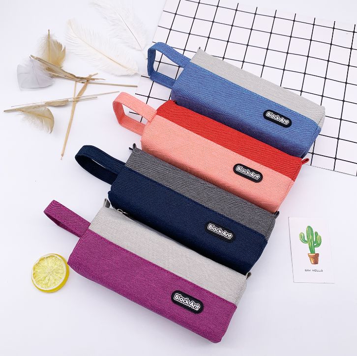 Yiwu Selection leisure matching color pen bag students receive stationery bag creative writing case thumbnail