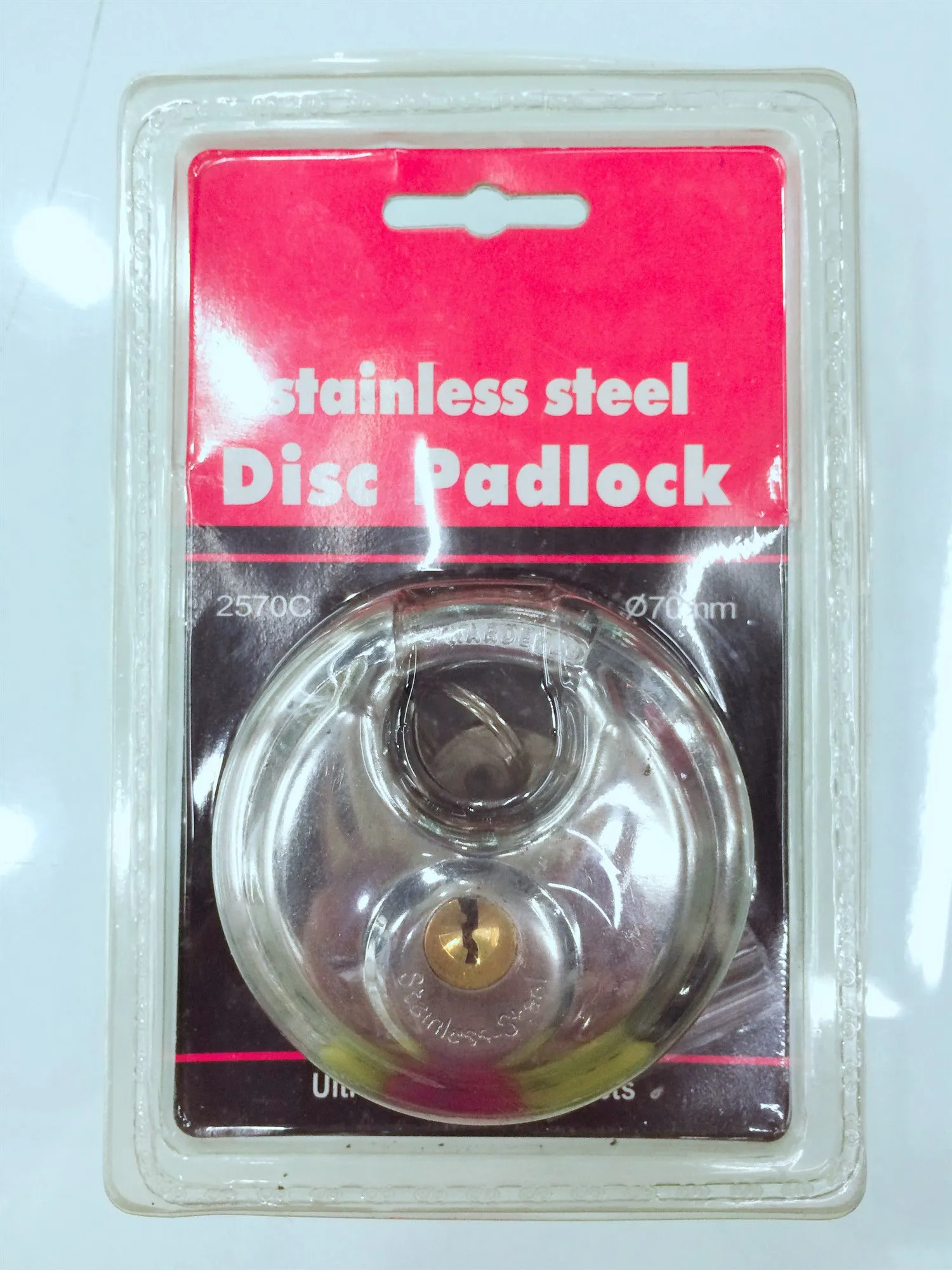 【 Fangyuan Lock Industry 】 Factory direct sales of 70mm round disc locks, crescent locks, warehouse door locks, and stainless steel padlocks detail image 10