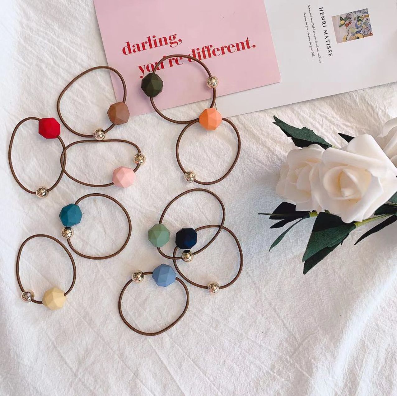 Yiwu Quality Girls' Hair Rope CMfs003 details Picture