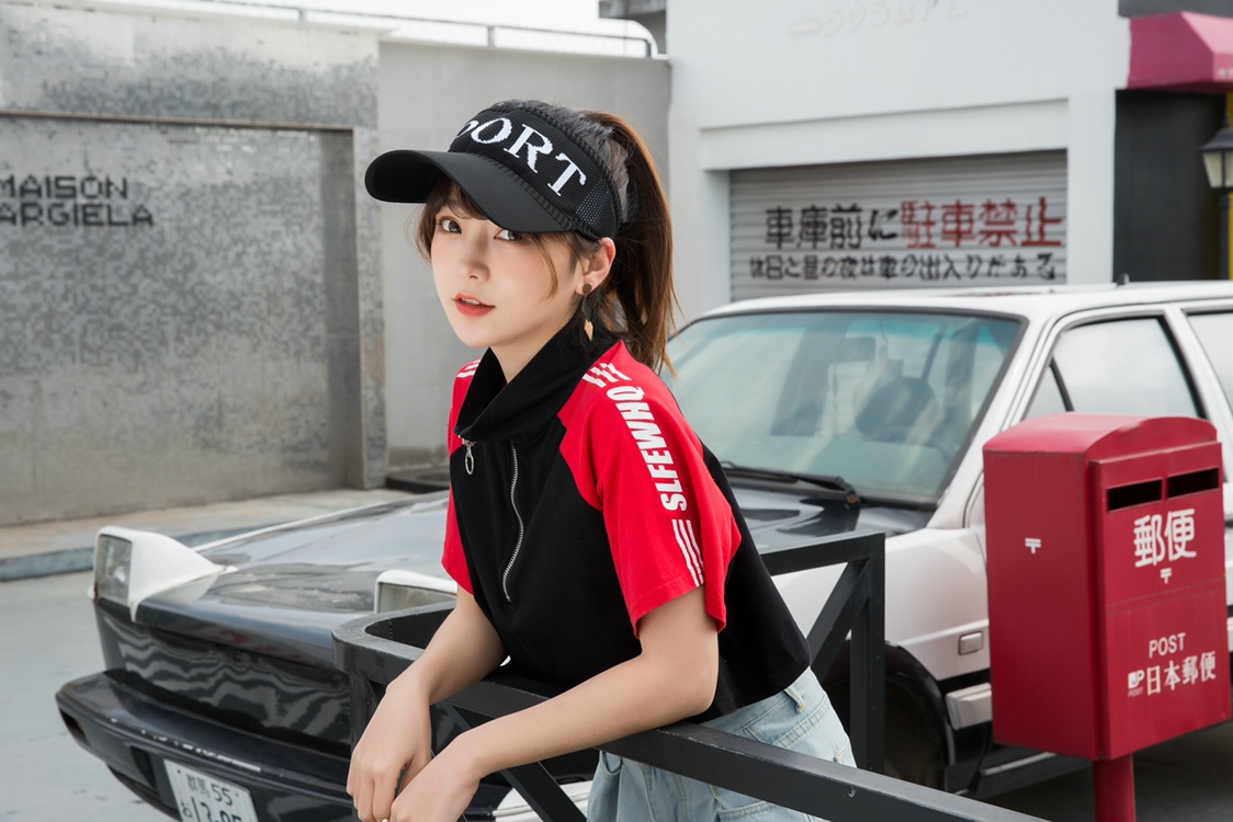 Men and women summer and summer versatile letter leisure cap sports running breathable travel sunscreen cap thumbnail