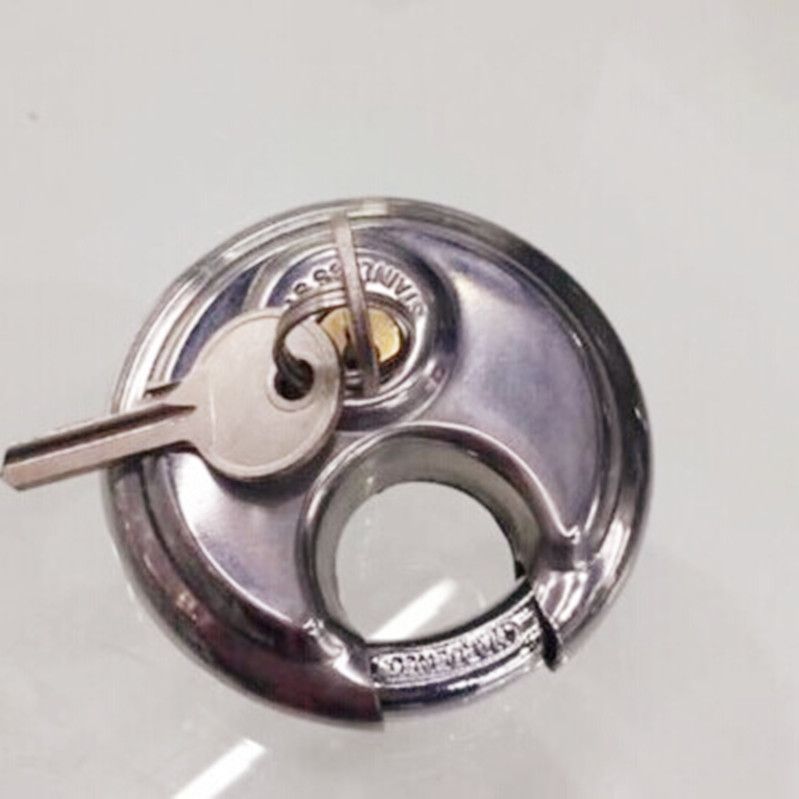 【 Fangyuan Lock Industry 】 Factory direct sales of 70mm round disc locks, crescent locks, warehouse door locks, and stainless steel padlocks detail image 8