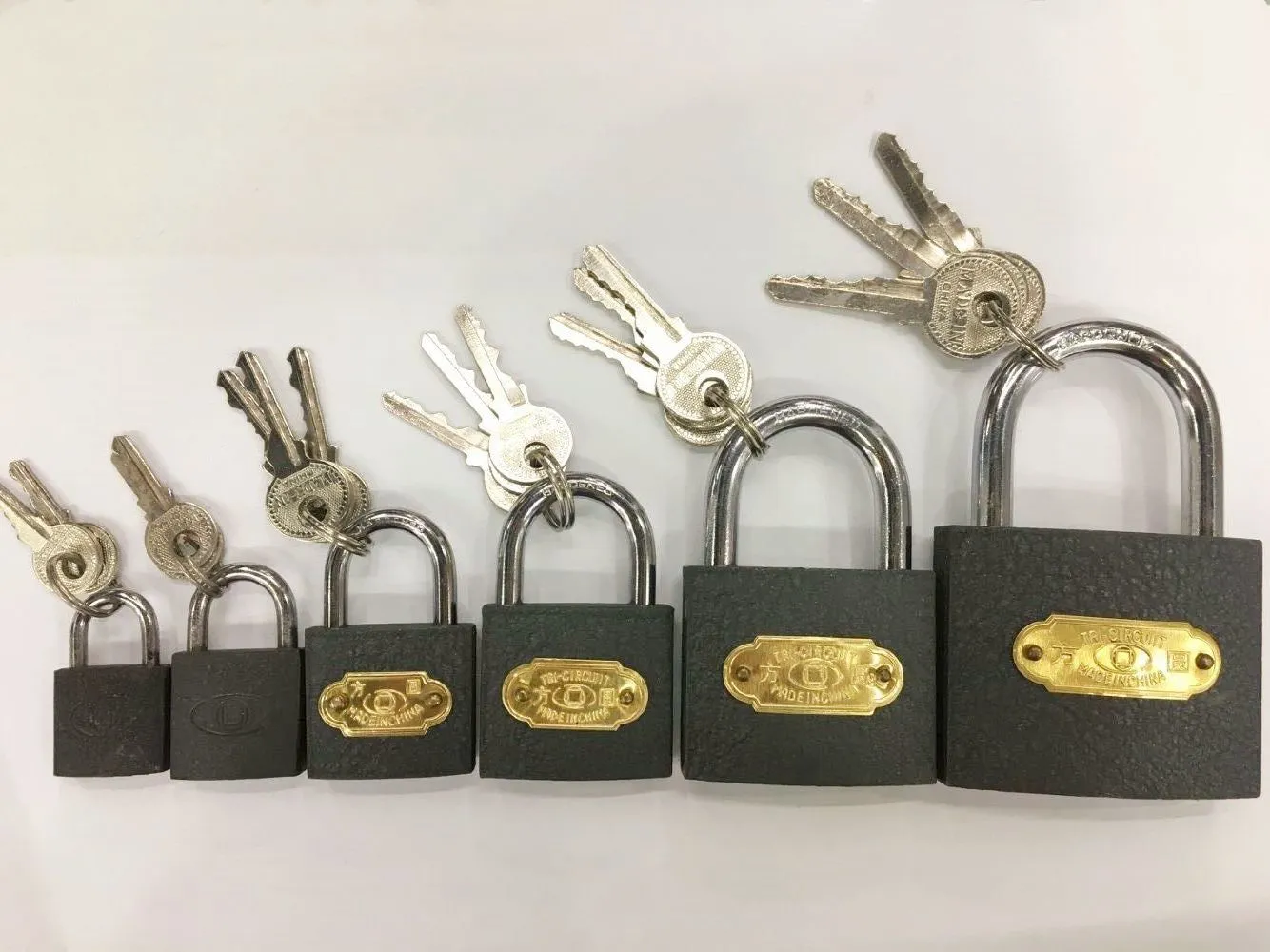 【 Fangyuan Lock Industry 】 Factory direct sales of 20mm gray iron locks, straight-opening iron padlocks, and small-sized padlocks detail image 1