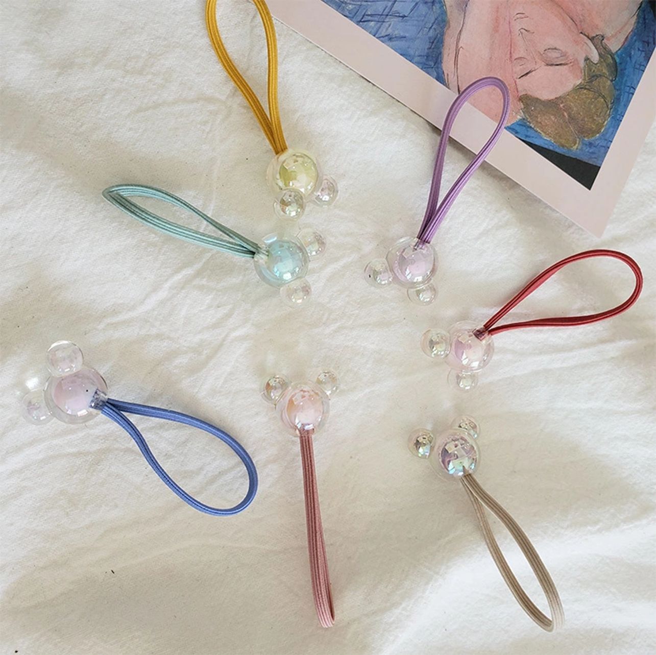 Yiwu Selection fresh lovely children hair cord CMfs001 Specification drawing