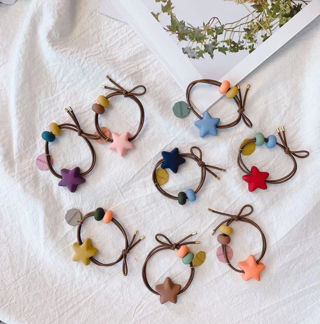 Yiwu quality product: Five-pointed Star three-dimensional shaped rubber band CMfs010 Chen Ming accessories with free shipping detail image 1