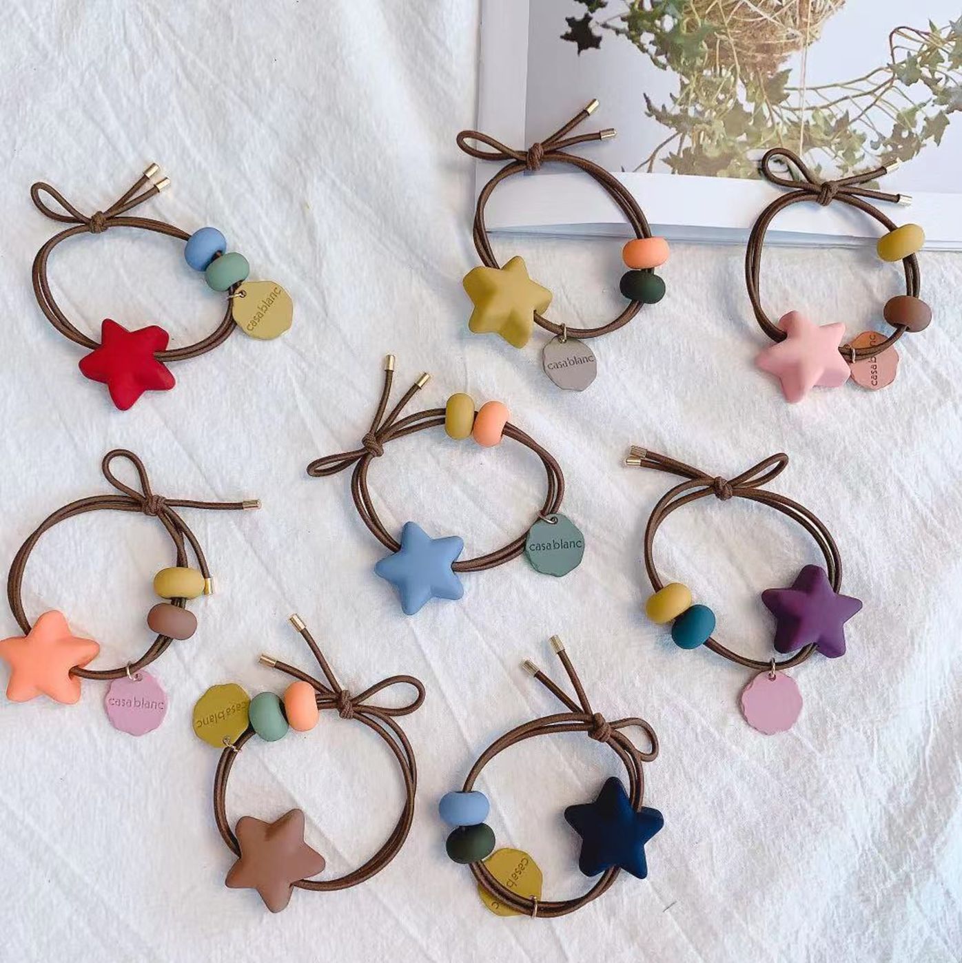 Yiwu quality product: Five-pointed Star three-dimensional shaped rubber band CMfs010 Chen Ming accessories with free shipping detail image 3