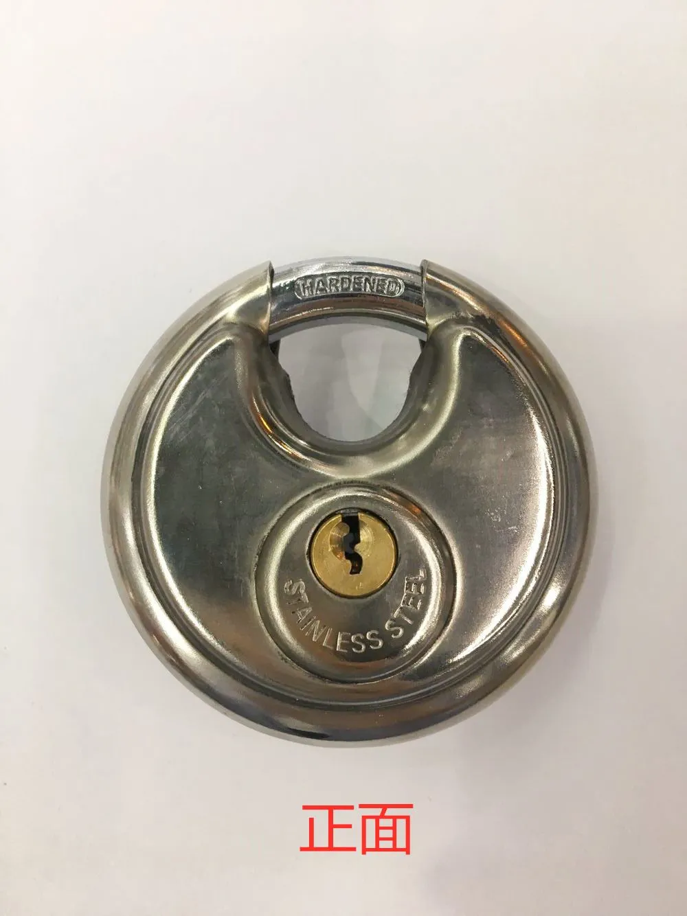 【 Fangyuan Lock Industry 】 Factory direct sales of 70mm round disc locks, crescent locks, warehouse door locks, and stainless steel padlocks detail image 1