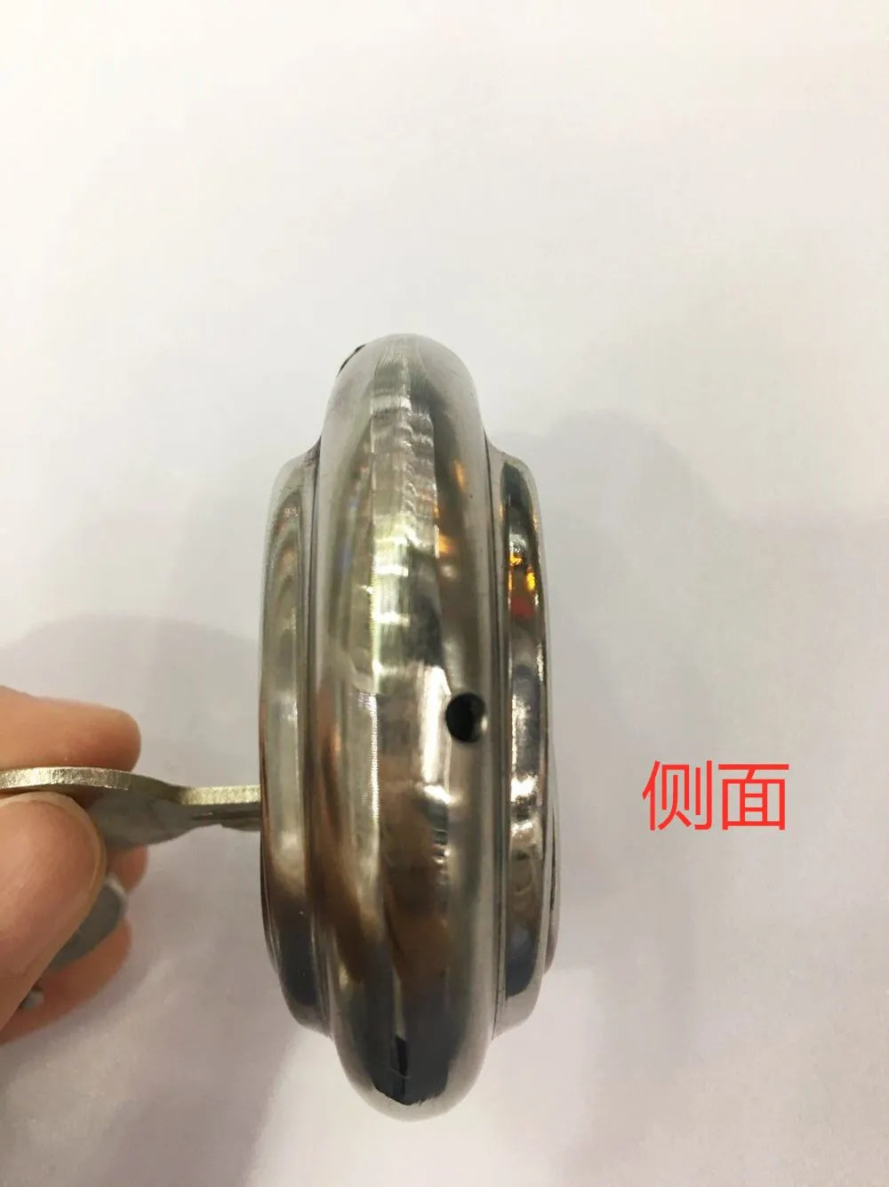 【 Fangyuan Lock Industry 】 Factory direct sales of 70mm round disc locks, crescent locks, warehouse door locks, and stainless steel padlocks detail image 3