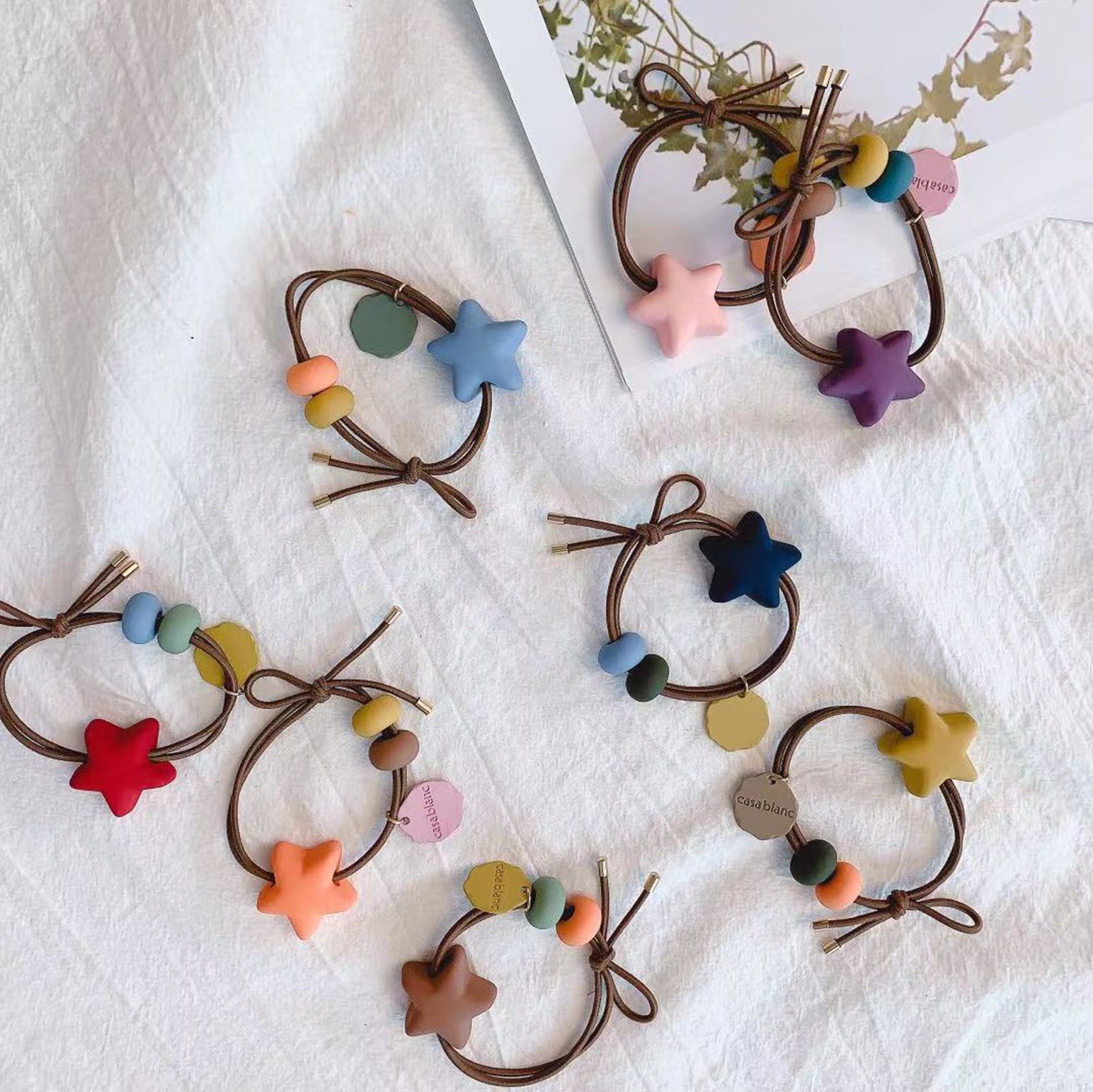 Yiwu quality product: Five-pointed Star three-dimensional shaped rubber band CMfs010 Chen Ming accessories with free shipping detail image 2