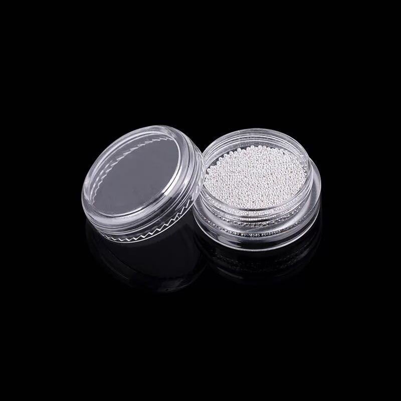Nail art accessories, 1.0mm small steel balls, exquisite nail art decorations, gold, silver, rose, gold, gun black details Picture