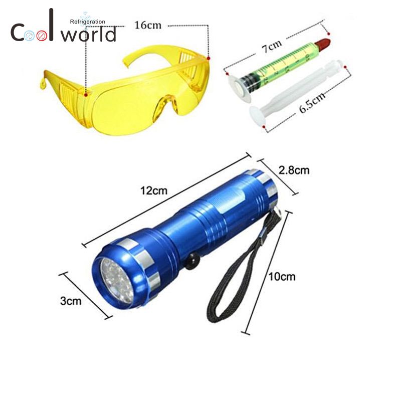 Fluorescent leak detection tool Fluorescent agent leakage detection torch leakage detector fluorescent leak detection tool vehicle air-conditioning maintenance tool thumbnail