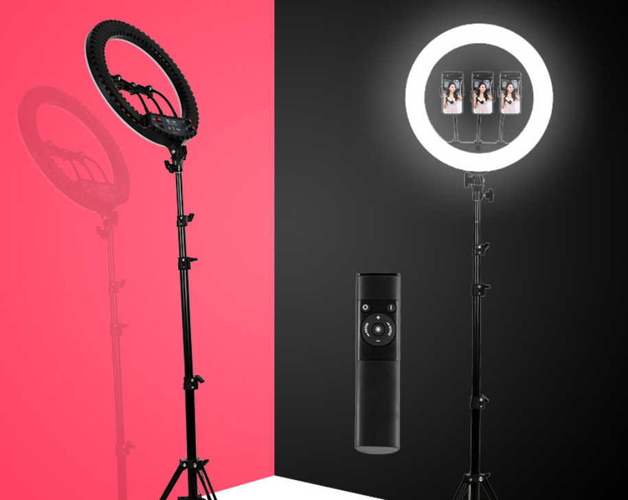 18 inch network celebrity live support LED anchor beauty photo ring lighting lamp