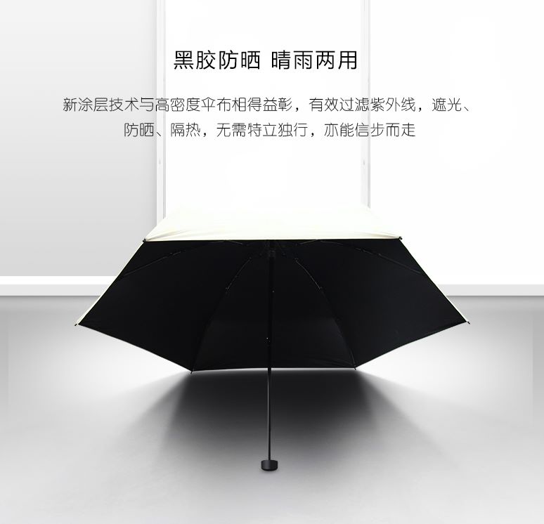 Yiwu Good Goods Longxiang Ultra Light Sun Umbrella Anti-Ultraviolet Goddess Pocket Umbrella Item Picture