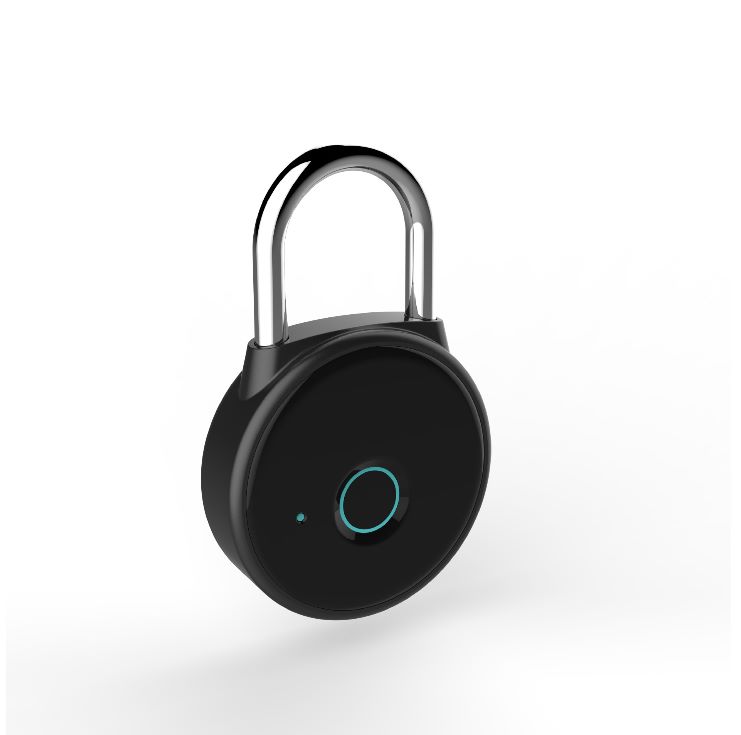 Yiwu good cargo W08 bluetooth huellas dactilares bloqueo de gimnasio bloqueo de huellas dactilares impermeable candado detail image 3