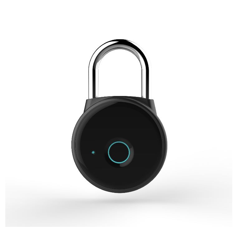 Yiwu good cargo W08 bluetooth huellas dactilares bloqueo de gimnasio bloqueo de huellas dactilares impermeable candado detail image 1