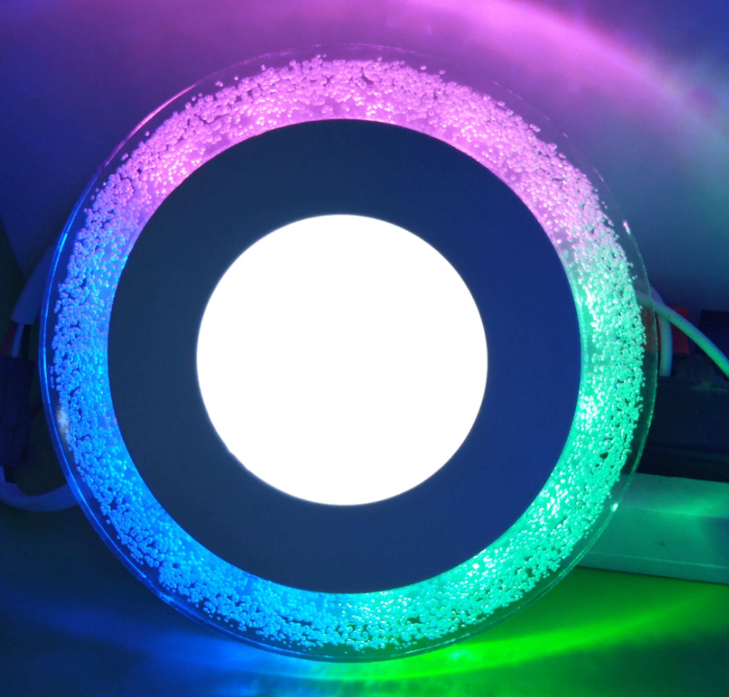 LED color panel light-气泡图