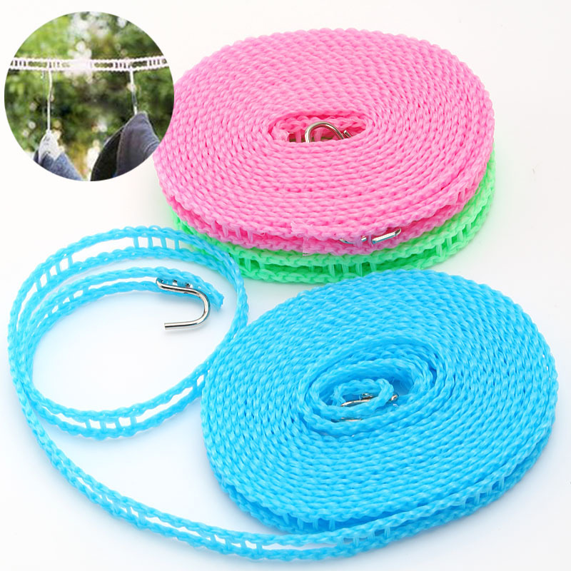Non - slip non - wind clothesline fence type clothesline drying line travel clothesline 8 meters, 5 meters, 3 meters, 2 meters, etc thumbnail