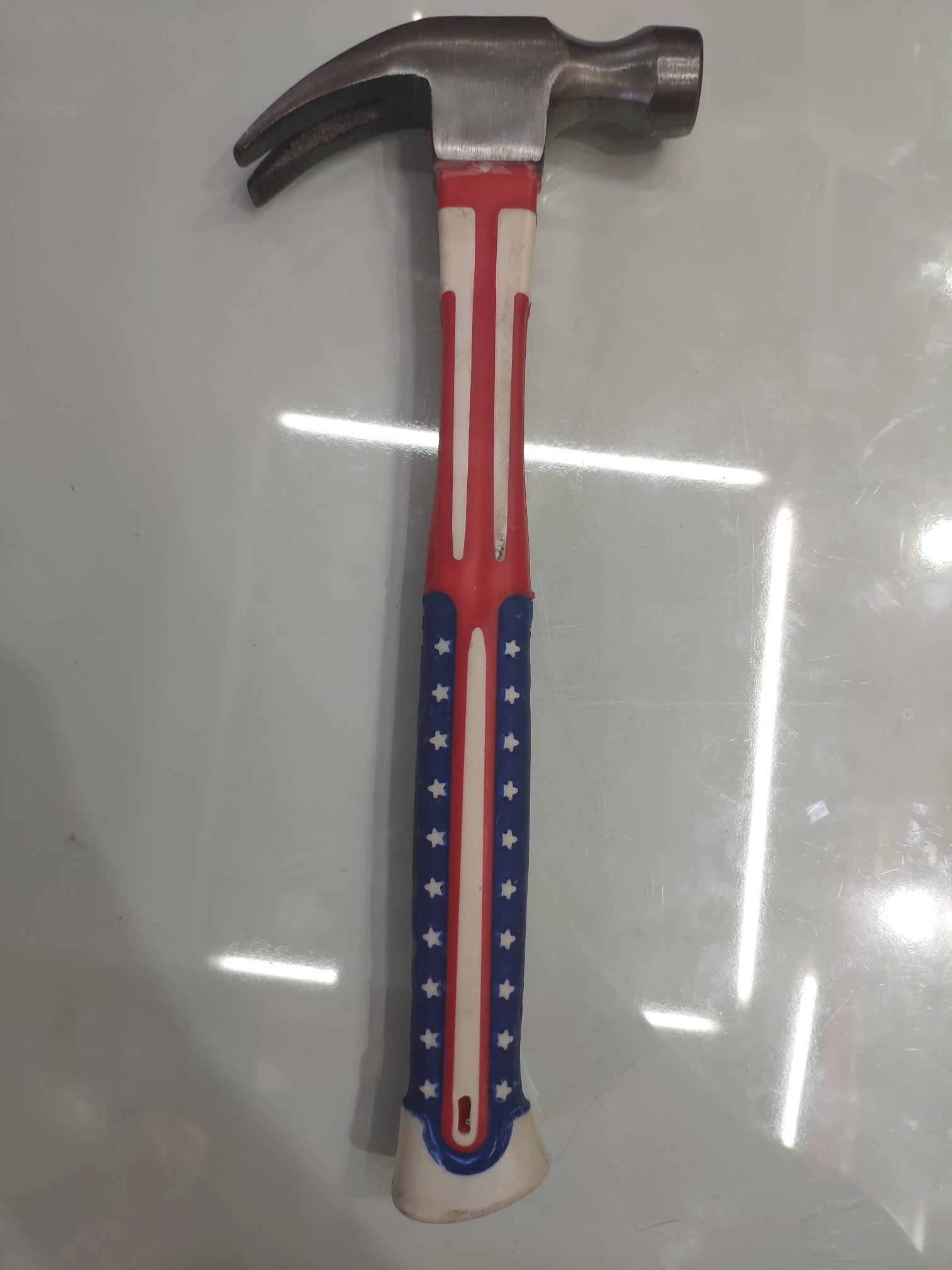 Plastic handle claw hammer National flag handle Claw hammer 250g 500g 750g hammer hammer - claw hammer magnet integrated hammer tools hardware site home decoration hammer hammer hammer thumbnail