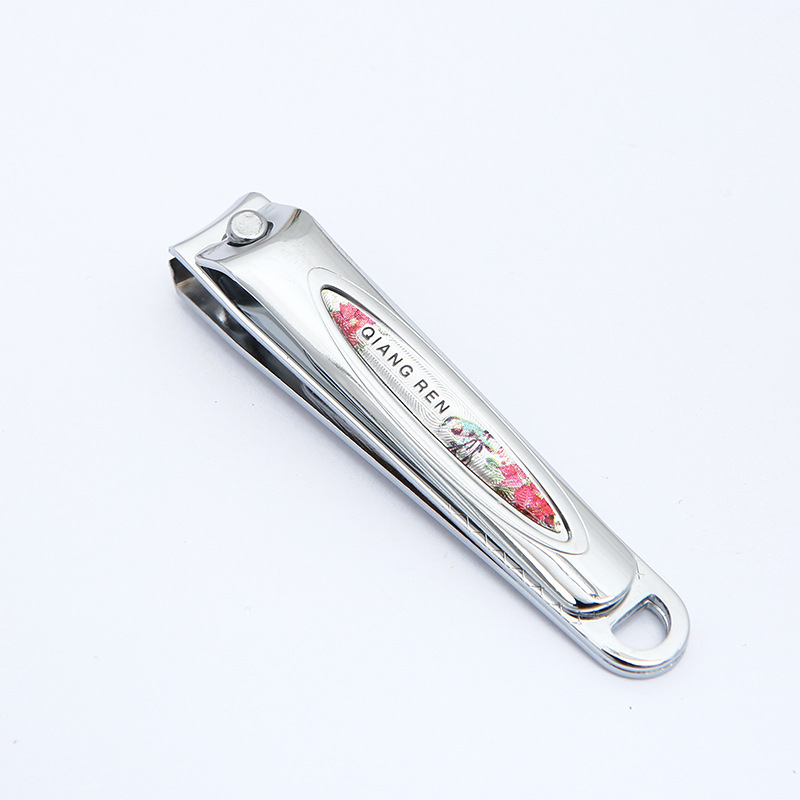 Genuine Qiangren T6608E flat-mouthed nail clippers gift box, high-end nail clippers, 2-yuan store nail clippers wholesale Specification image